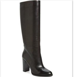 Pour la Victoire Kiko Mid Calf Boots Black Leather